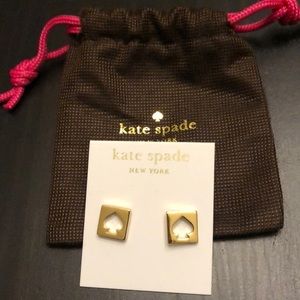 Kate Spade Goldtone Cutout Stud Earrings